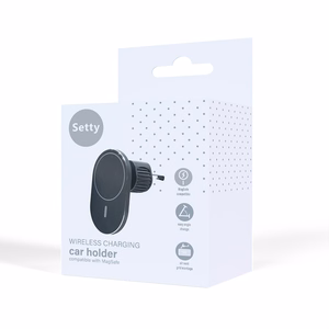 Setty car turētājs MS with inductive charging IUM2-01 melns