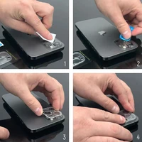 Wozinsky pilns kameras stikls iPhone 17 Pro Max, melns, komplekts 2