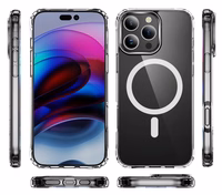 Perfectionists Caurspīdīgs magnētiskais futrālis Apple iPhone 16 Pro caurspīdīgs