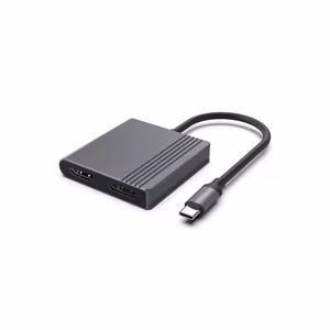 Gembird A-CM-HDMIFDPF-01 USB-C to HDMI + DP adapter, 4K 60Hz, black