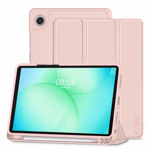 TechProtect SmartCase Pen maciņš Samsung Galaxy Tab A9 / A11 8.7 rozā