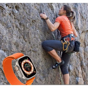 TECH-PROTECT NYLON PRO APPLE WATCH 4 / 5 / 6 / 7 / 8 / 9 / SE / ULTRA 1 / 2 (42 / 44 / 45 / 49 MM) TITĀNA/OLĪVU