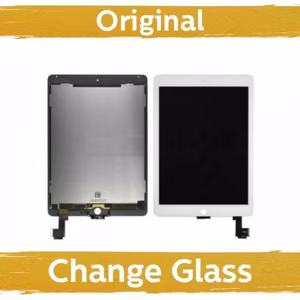 LCD Displejs Saderīgs ar iPad Air 2 / (2nd Gen) Balts Original (Renewed: China)