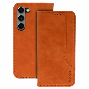 Viedtālruņa apvalks Wonder Prime Samsung Galaxy S23 Plus brūns