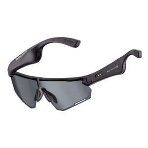 Rockbros SP-251 polarizētas riteņbraukšanas brilles ar Bluetooth audio komplektu – krāsa: melna