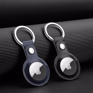 Dux Ducis 4 gab. komplekts silikona elastīgs vāks ar atslēgu piekariņu Apple AirTag (melns / zaļš / rozā / zils)