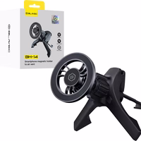 Blavec Automašīnas turētājs BH-14 magnētisks Magsafe uz gaisa restēm (BH14-MAVB) melns