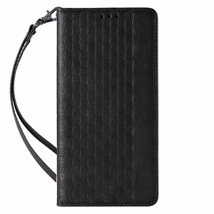 Magnet Strap Case чехол для iPhone 13 Pro кошелёк + мини-подвеска ремешок чёрный