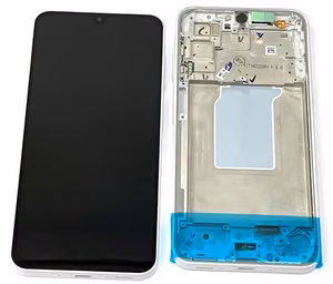 LCD screen Samsung A266 A26 5G ar touch screen un frame Melns original (service pack)