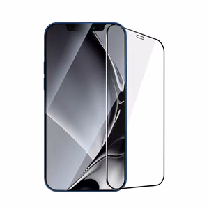 Rūdīts stikls ar metāla rāmīti iPhone 12 / 12 Pro 6.1'', melns rāmītis