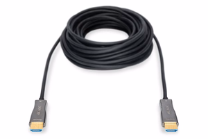 Digitus HDMI AOC hibrīdais optiskās šķiedras kabelis, UHD 4K, 10 m