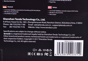 Tenda 16 portu Gigabit Ethernet komutators zils