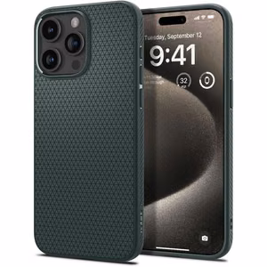 Spigen Liquid Air viedtālruņa apvalks iPhone 16 Pro Max - zaļš