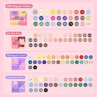 Akrila marķieru pildspalvas ARRTX 30C, 30 krāsas, ādas toņi