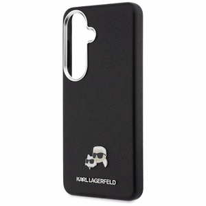 Karl Lagerfeld maciņš Saffiano KC Metal Logo MagSafe Samsung Galaxy S26 melns