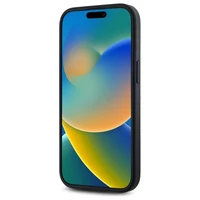 DKNY Vienkāršs logotips Magnētiskais viedtālruņa apvalks iPhone 15 Plus - melns