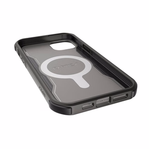 Raptic X-Doria Fort viedtālruņa apvalks iPhone 14 Pro Max ar Magnētisko bruņotu melnu pārklājumu