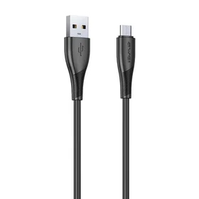 USB kabelis Awei CL-182M USB uz MicroUSB 1.0m melns