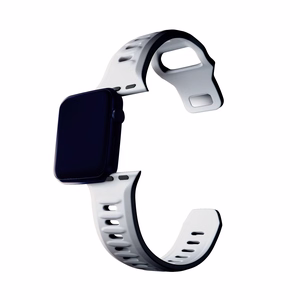 3mk silikona siksniņa Apple Watch, 38/40/41/42 mm, balts, mazais izmērs