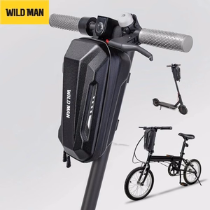 WILDMAN ceļojumu soma skūterim, ūdensizturīga, 2L, GD9, melna