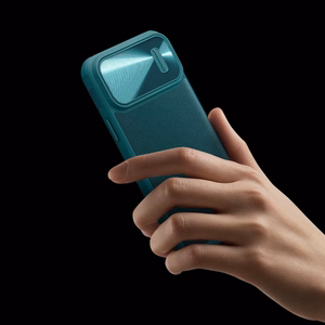 Nillkin CamShield ādas S apvalks iPhone 14 Pro Max ar kameras vāciņu melns