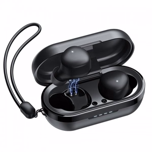 Bluetooth brīvroku ierīce Joyroom JR-TL1 Pro melna (Bluetooth 5.1 / ūdensizturīga IPX7)