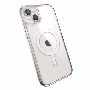 Speck Presidio Perfect-Clear + MagSafe vāciņš ierīcei iPhone 15 Plus / 14 Plus, caurspīdīgs