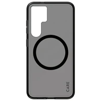 CARE by PanzerGlass Flagship QI viedtālruņa apvalks Samsung Galaxy S24 - melns