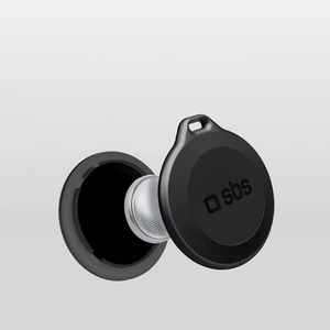 SBS Track My Circle Waterproof IP65 Locator Compatible with Apple Find My - Black