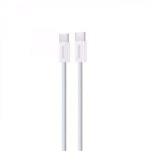 USB kabelis Dudao L6C pelēks Type-C / Type-C 200cm (līdz 60W)