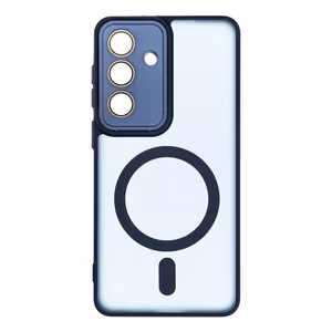 VARIETE MAG COVER Viedtālruņa apvalks, saderīgs ar MagSafe, Samsung S26 Edge tumši zils