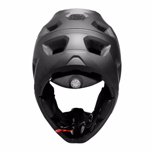 Wozinsky pilnas sejas velosipēda ķivere ar noņemamu vizieri, 60–62 cm, melna