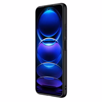 Nillkin teksturēts viedtālruņa apvalks Xiaomi Redmi Note 12 5G / Poco X5 5G pastiprināts neilona pārsegs melns