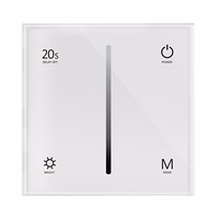 Skārienpaneļa dimmers T1-1, 12-48VDC, 2 kanāli