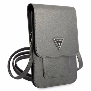 Guess rokassoma GUWBSATMGR pelēka Saffiano Triangle