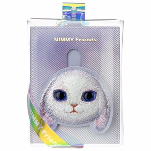 Nimmy Big Eyed Pet 2.0 Rabbit Maks kartes turētājs - violeta