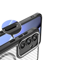 Defender Carbon Mag maciņš for Samsung Galaxy S25 melns