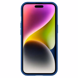 Nillkin CamShield Pro magnētiskais viedtālruņa apvalks iPhone 15 Plus ar kameras aizsardzību - zils