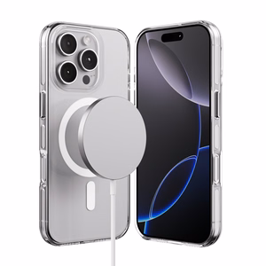 Crong Clear MAG Pro MagSafe vāciņš ierīcei iPhone 16 Pro Max, caurspīdīgs