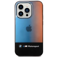 BMW puskrāsains viedtālruņa apvalks iPhone 14 Pro Max 6.7" - melns