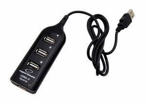 Esperanza EA116 interface hub 480 Mbit/s melns