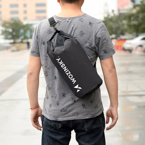 Wozinsky WWK-30 ūdensizturīga soma SUP kajakam 30 l - melna