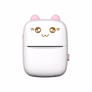 HURC9 Bluetooth Mini Kitty termoprinteris ar lietotni - rozā