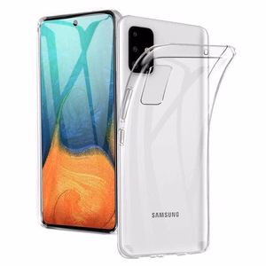 Чехол для Samsung A71 Back Case Ultra Slim 0,5 mm прозрачный