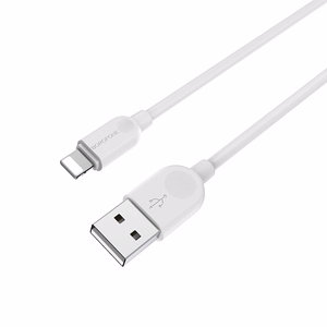Borofone Kabelis BX14 LinkJet - USB uz Lightning - 2,4A 1 metrs balts