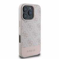Guess 4G apakšējā josla viedtālruņa apvalks iPhone 16 Pro Max (m) - rozā