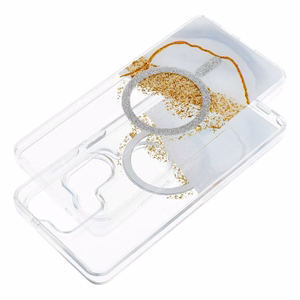 Ar MagSafe saderīgs Golden maciņš Samsung S26 ULTRA, balts