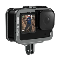 TELESIN alumīnija rāmis GoPro Hero 12/11/10/9 ar vertikālo adapteri