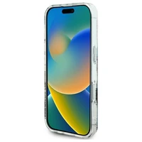 Karl Lagerfeld IML Karl Galvas Elektroplēts iPhone 16 Viedtālruņa Apvalks - Caurspīdīgs