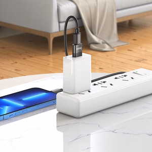 Adapteris Hoco UA17 USB-A uz Type-C melns